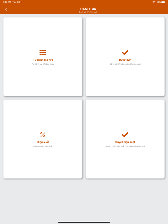 Gold HRM iPad screenshot 4 - Business app