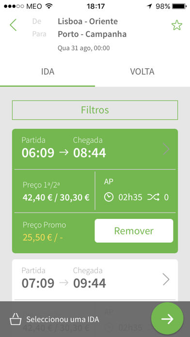 Screenshot #2 pour Comboios de Portugal