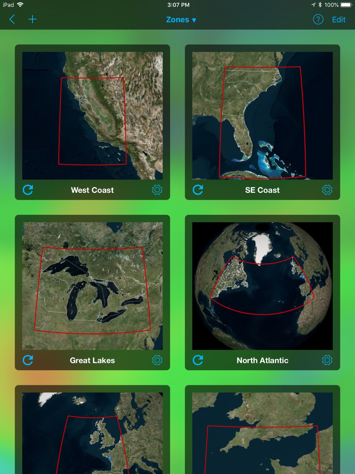 Weather4D Routing ipad screenshot 1