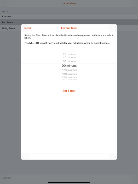 Screenshot #5 pour Ro To Sleep:A Roku Sleep Timer
