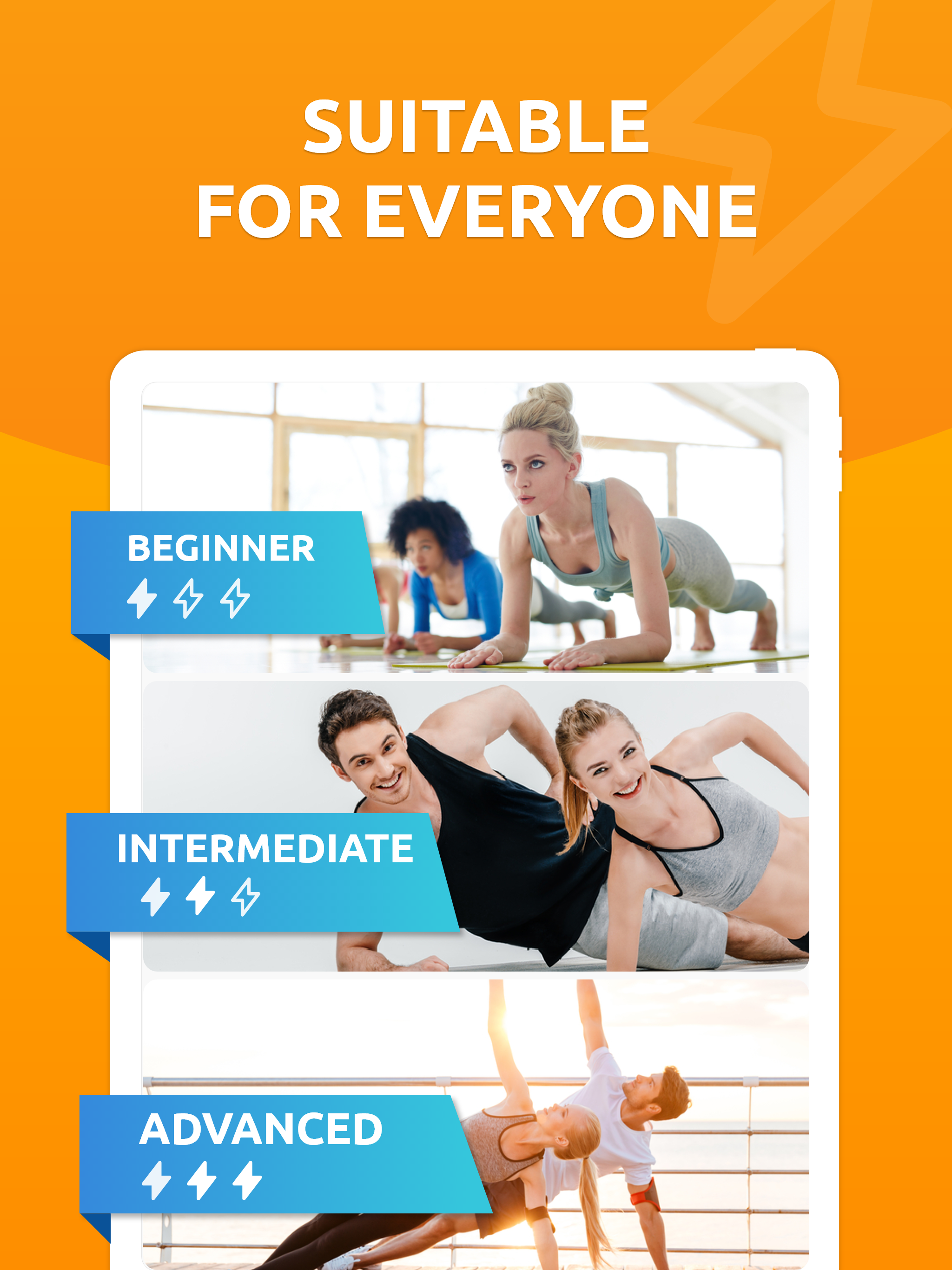 Plank workout