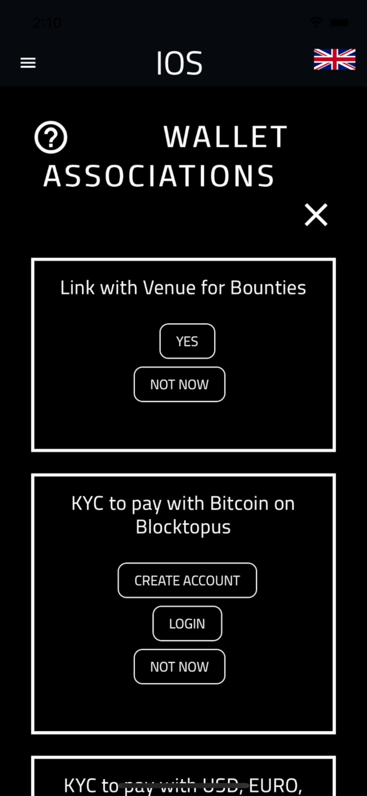 Verto: Bitcoin VTX EOS Wallet screenshot 7