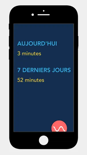 Capture d'écran de HRV4Biofeedback sur iPhone 2