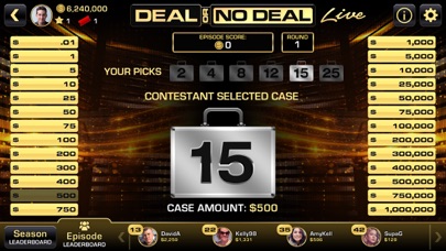 Deal Or No Deal Live Screenshot