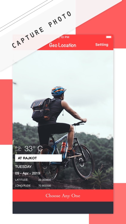 GPS Stamp Photo Camera : TagIt