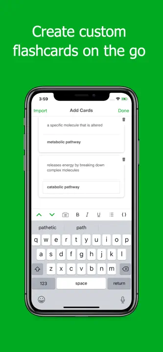Flashcards Maker Flash Cardsのスクリーンショット（1/5）