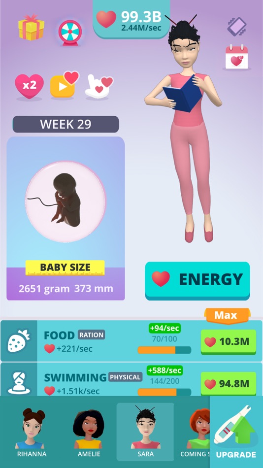 #8. Baby & Mom Idle Life Simulator (iOS) โดย: Gismart