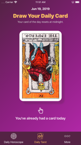 Daily Horoscope - Tarot Reader screenshot