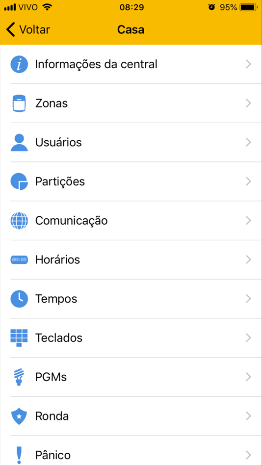 #2. Programador JFL Mob (iOS) Podle: JFL Alarmes