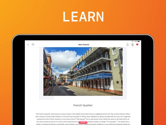 New Orleans Travel Guide iPad screenshot 5 - Travel app