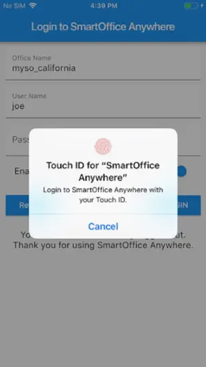 SmartOffice Anywhere screenshot 1