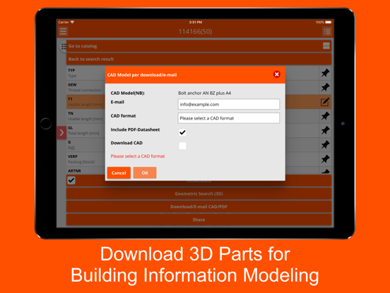 BIMcatalogs.net iPad screenshot 5 - Business app