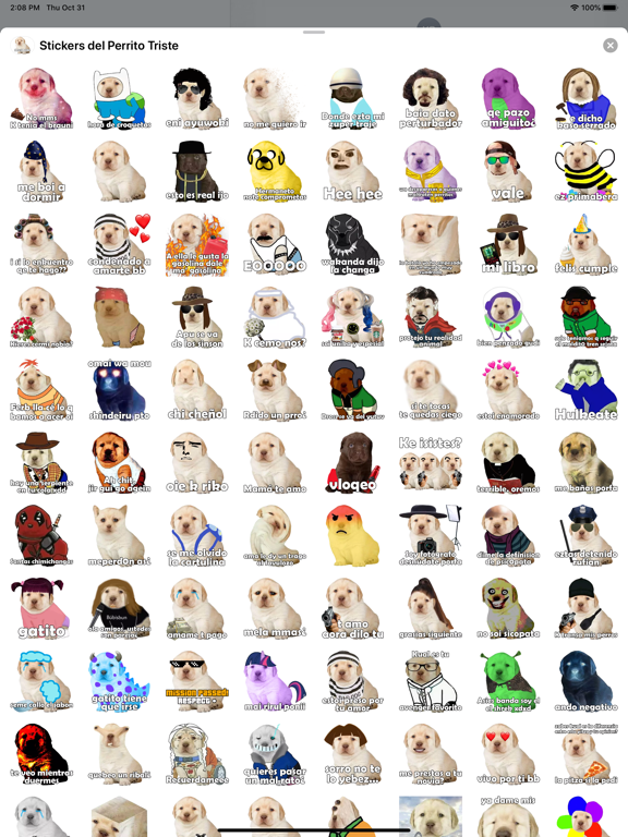 Screenshot #4 pour Stickers del Perrito Triste