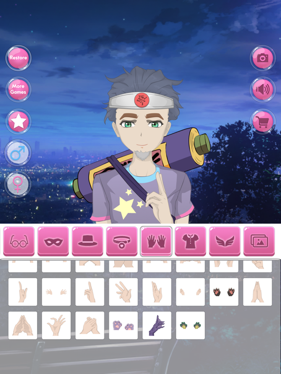 Anime Avatar - Face Maker iPad screenshot