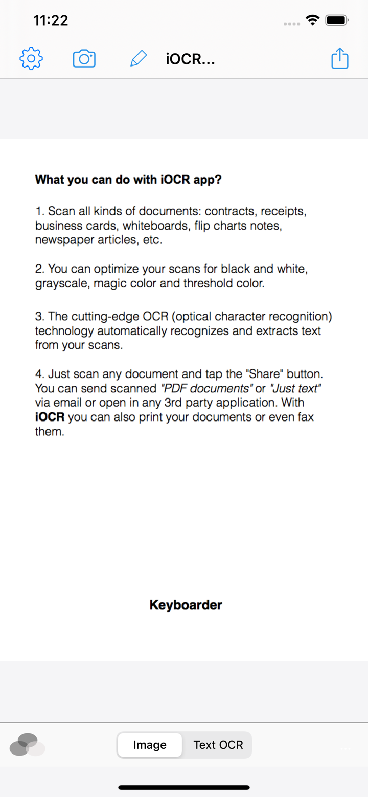 扫描全能王 - 图片转文字识别文本pdf等 screenshot 5
