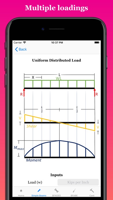 How to cancel & delete Shear Moment Deflection Calc from iphone & ipad 3
