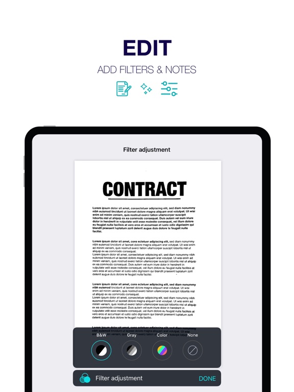 Scanner - Edit PDF & documents iPad screenshot 6 - Business app