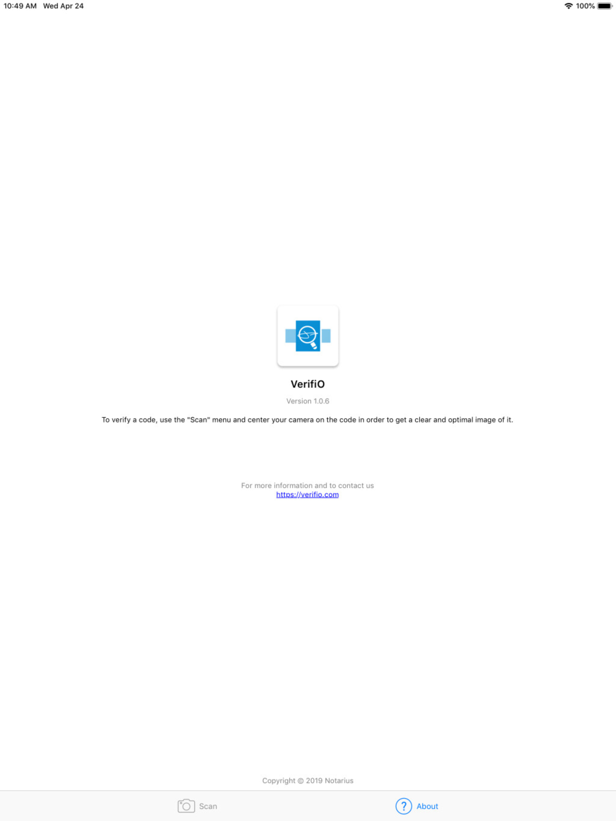 VerifiO screenshot 6