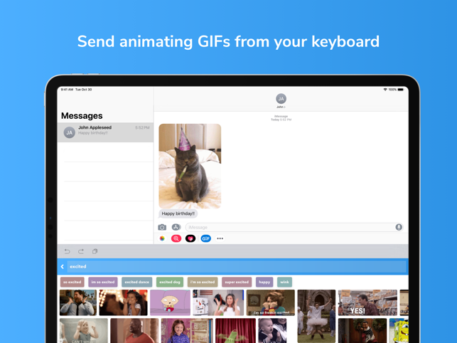 ‎GIF Keyboard Screenshot