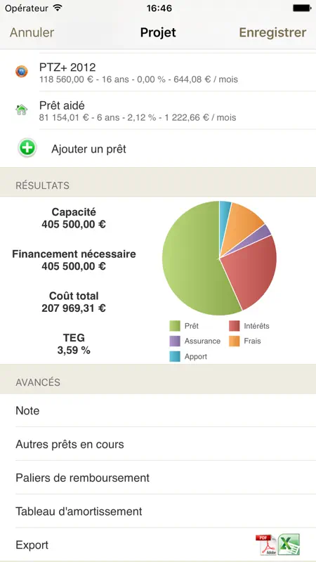 Mes Prêts, simulation crédit screenshot 3 of 5