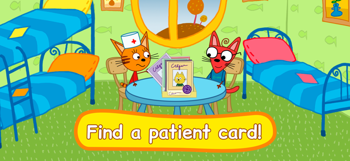 Kid-E-Cats. Hospital fun game