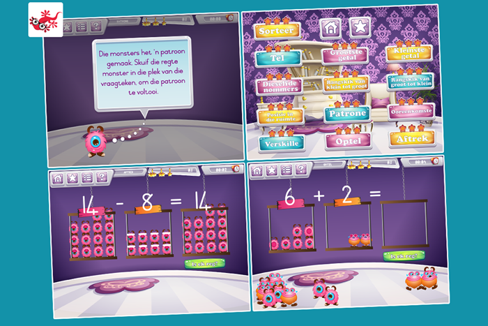 Syfer Monsters in Afrikaans