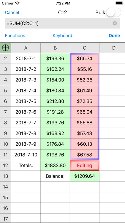 Utility Spreadsheet Pro