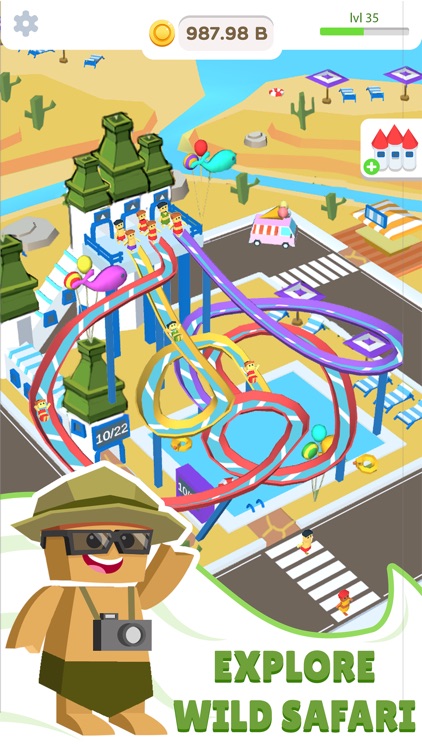 Idle Waterpark 3D Fun Aquapark screenshot-3