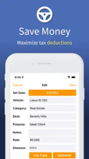 mileage tracker & expense log iphone screenshot 3