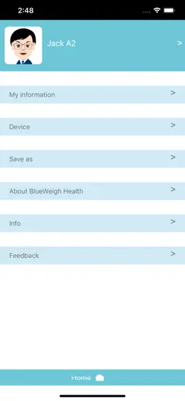 Game screenshot BlueWeigh Health apk