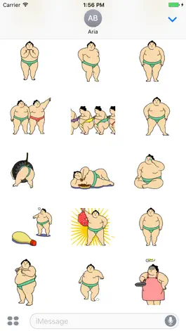 Game screenshot Animated Sumo SumoMoji Sticker apk