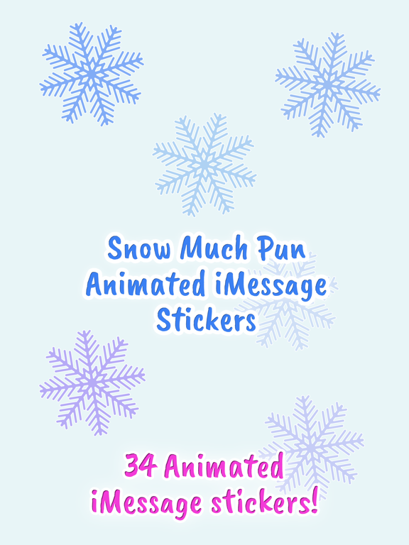 Screenshot #4 pour Snow Much Pun Stickers
