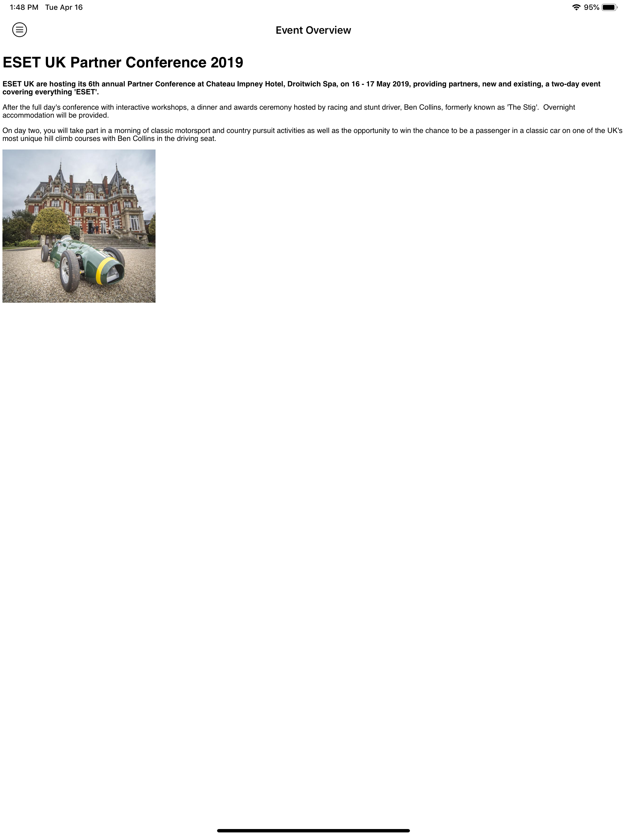 ESET UK Partner Conference '19 screenshot 8