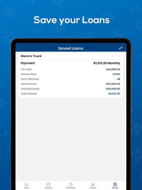 Screenshot #5 for Car Loan Calculator Plus