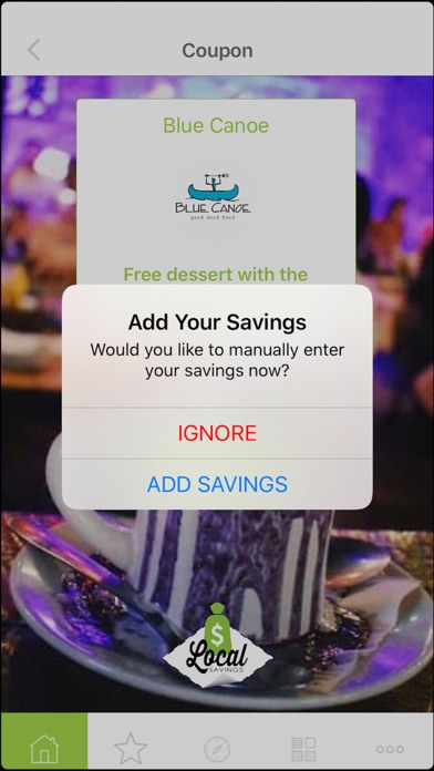 Local Savings Coupons Screenshot