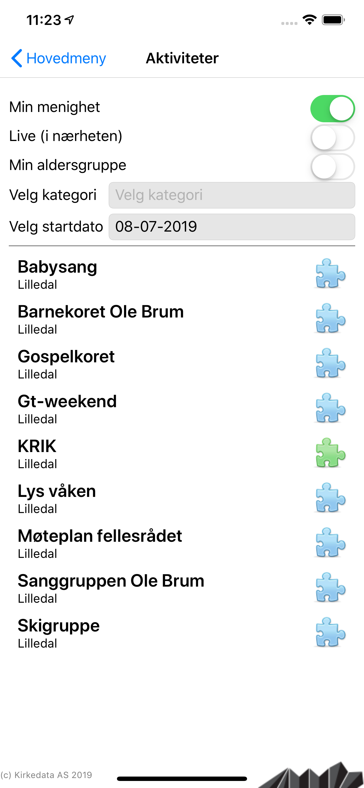 MinMenighetsportal screenshot 3