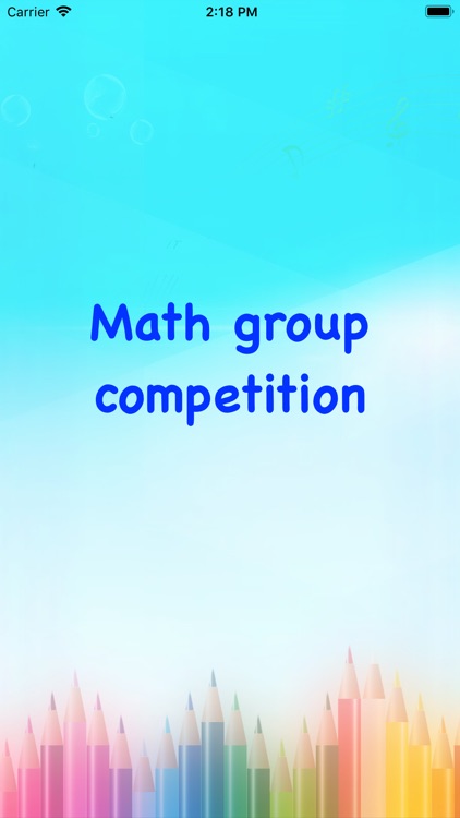 Math group competition