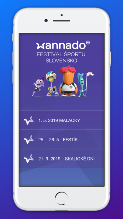 Screenshot #1 pour Wannado festival športu