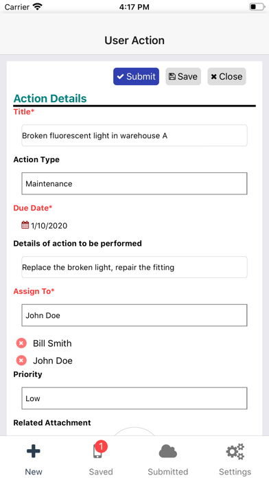 Momentum Mobile QMS app screenshot
