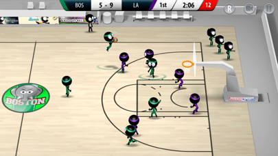 Screenshot from Stickman Basketball 2017