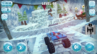 Chrismas Mountin Monster Truck Screenshot