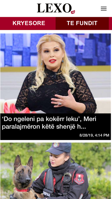 lexo.al iPhone screenshot 2 - News app