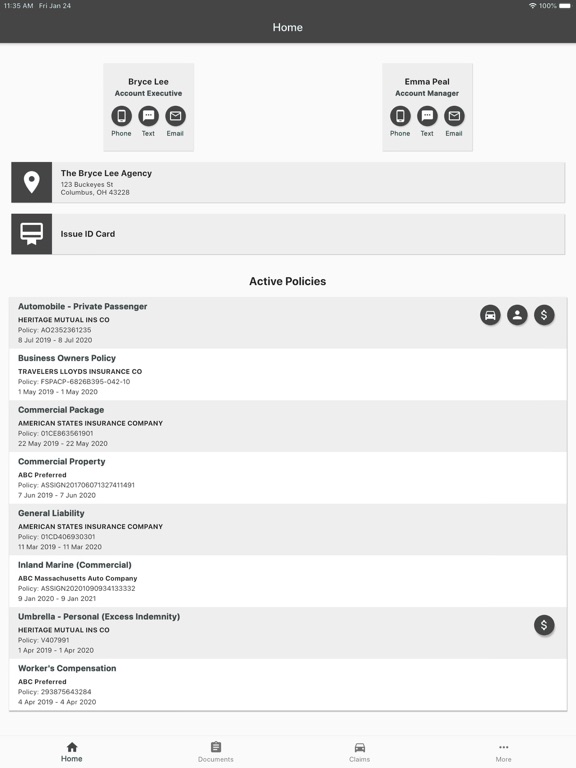 Screenshot #5 pour First Volunteer Insurance