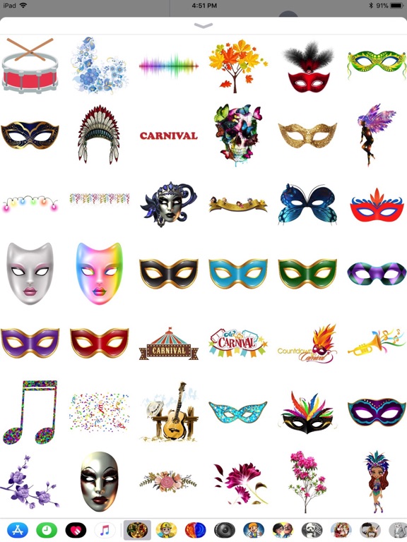 Screenshot #5 pour Carnival Party - Stickers