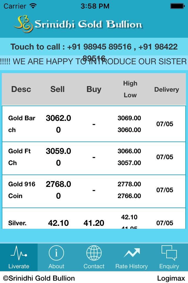 Srinidhi Gold Bullion screenshot 2