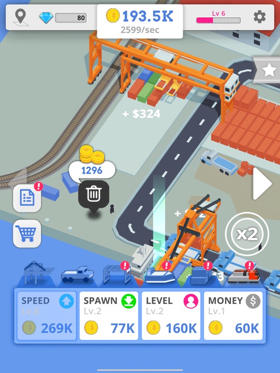 Idle Port Tycoon на iPad