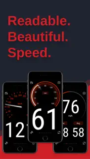 sp33dy - gps speedometer hud iphone screenshot 1