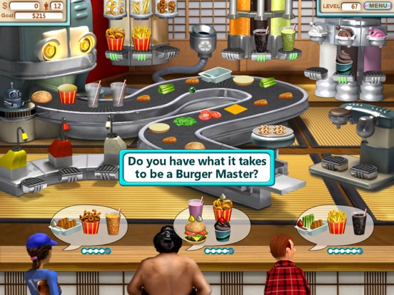 Burger Shop (No Ads) iPad screenshot 5 - Games app