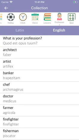 Game screenshot Best Latin English Dictionary apk