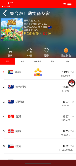 NSwitch比價神器 (非官方)(圖3)-速報App